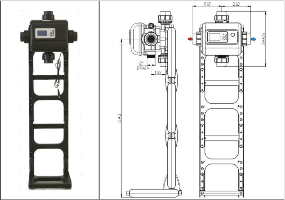 GL20S control valve seat framework